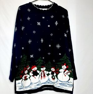 Nutcracker size LG snowman sweater